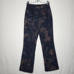Vintage Leopard Print Jeans